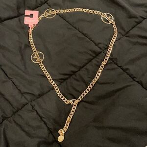 Juicy Couture Logo Chain Belt